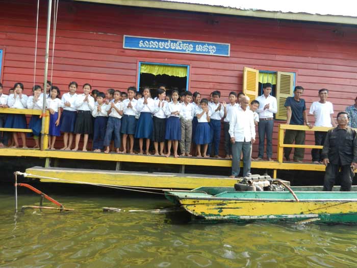 Tonle Lake Floating School