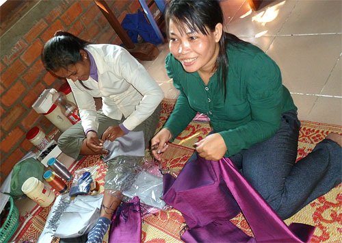 Weaving Silk Products